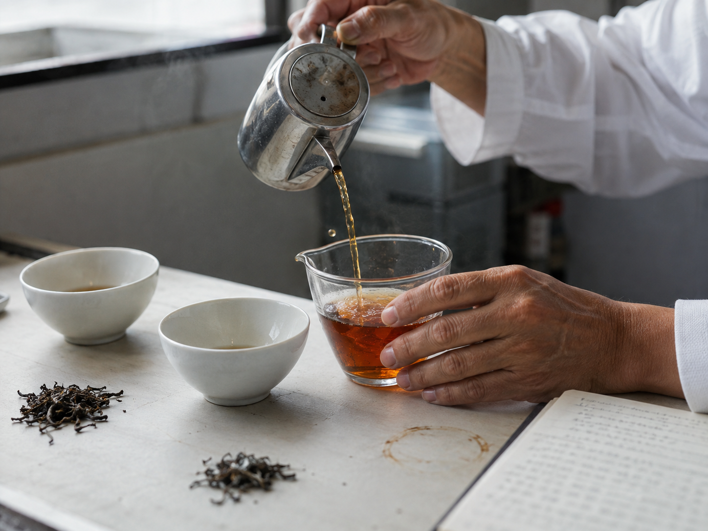 Tasting the brew